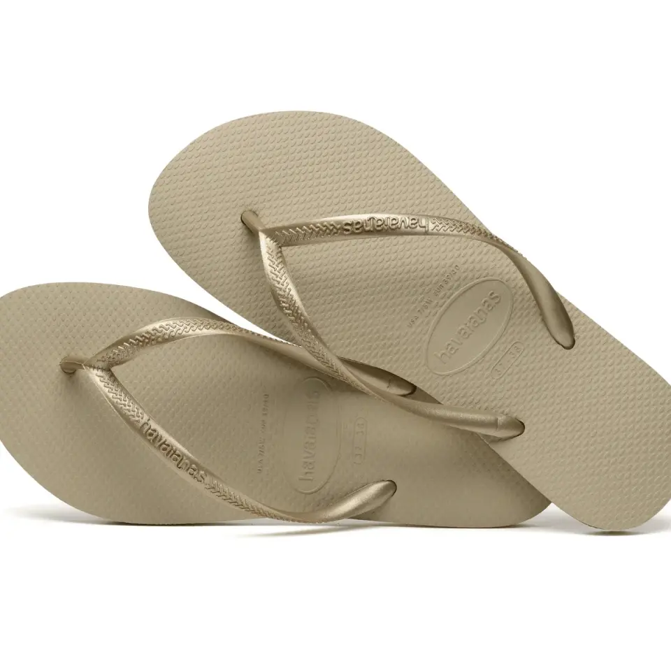 Havaianas Slim Sand Grey/Light Golden Kadın Terlik