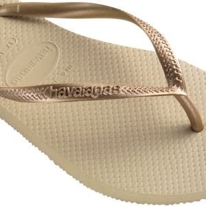 Havaianas Slim Sand Gray/Light Golden Kadın Terlik