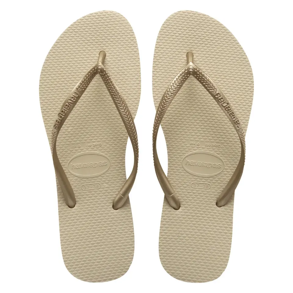Havaianas Slim Sand Grey/Light Golden Kadın Terlik