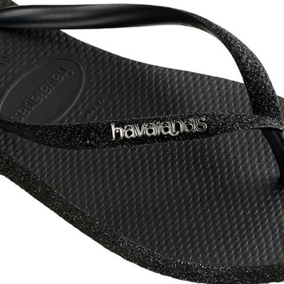 Havaianas Slim Sparkle Black Kadın Terlik