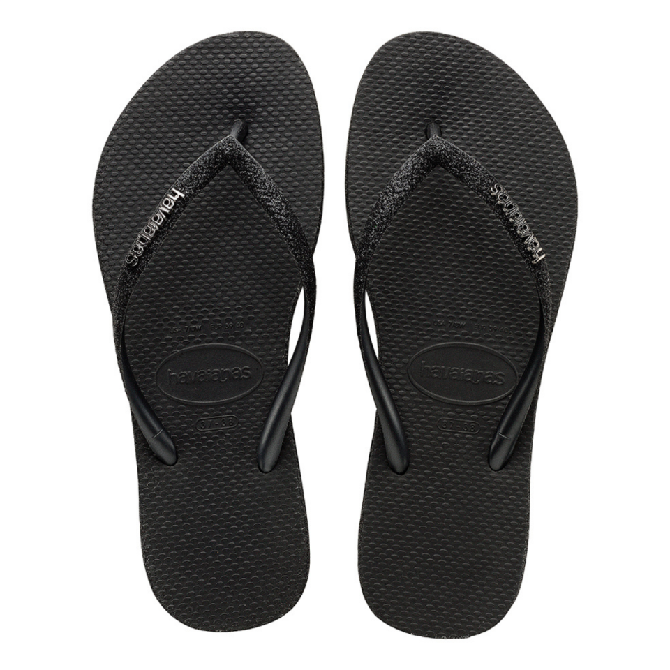 Havaianas Slim Sparkle Black Kadın Terlik
