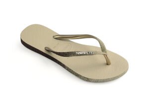 Slim Sparkle Sand Grey Kadın Terlik