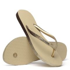 Slim Sparkle Sand Grey Kadın Terlik