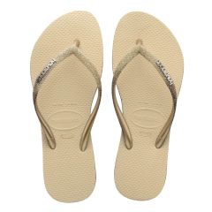 Slim Sparkle Sand Grey Kadın Terlik