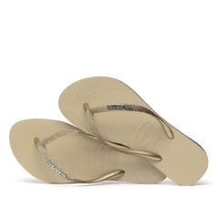 Slim Sparkle Sand Grey Kadın Terlik