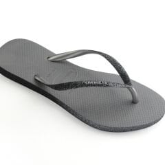 Slim Sparkle II Steel Grey Kadın Terlik