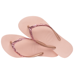 Slim Püsküllü Glitter Ballet Blush Kadın Terlik