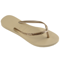 Slim Püsküllü Glitter Sand Grey Kadın Terlik
