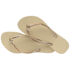 Slim Glitter Sand Grey Kadın Terlik