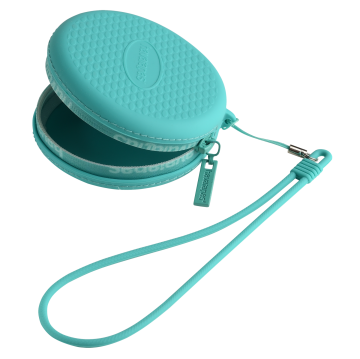 Purse Logo Ceramic Blue Plaj Çantası