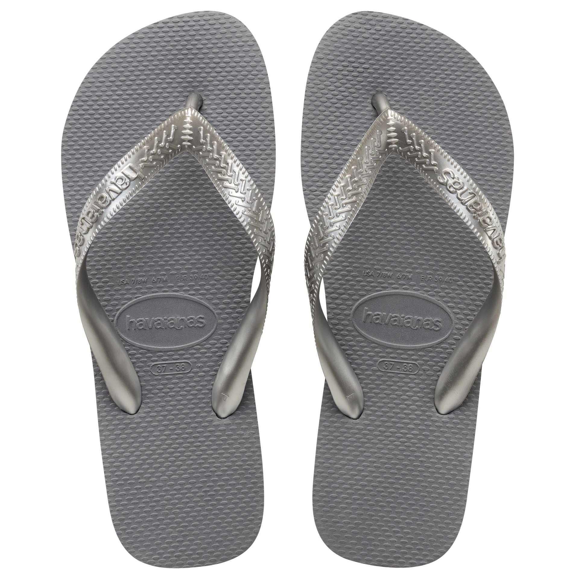 Top Tiras Steel Grey Kadın Terlik