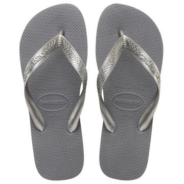 Top Tiras Steel Grey Kadın Terlik