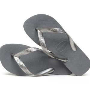 Top Tiras Steel Grey Kadın Terlik