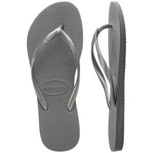 Slim Steel Grey - Gri Kadın Terlik