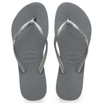 Slim Steel Grey - Gri Kadın Terlik