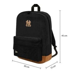 Siyah Kadife Sırt Çantası CORD 60503797