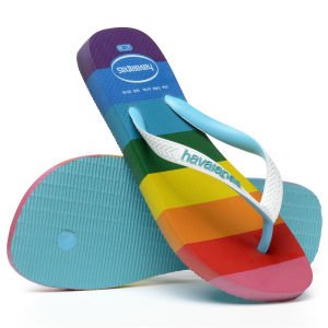 Top Pride Allover Gökkuşağı Unisex Terlik