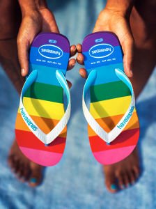 Top Pride Allover Gökkuşağı Unisex Terlik