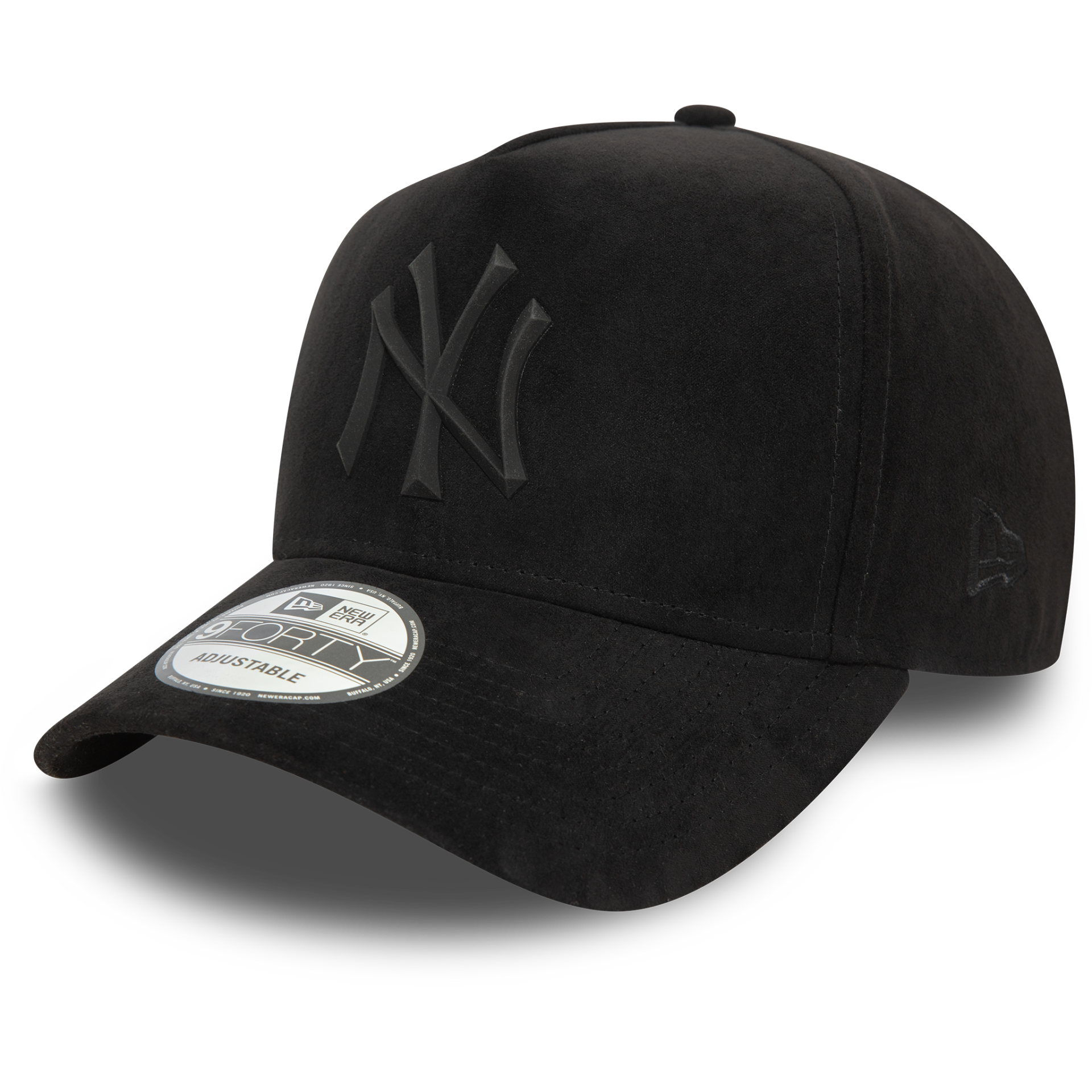 New York Yankees Siyah Suni Süet 9FORTY E-Frame Şapka 60580814