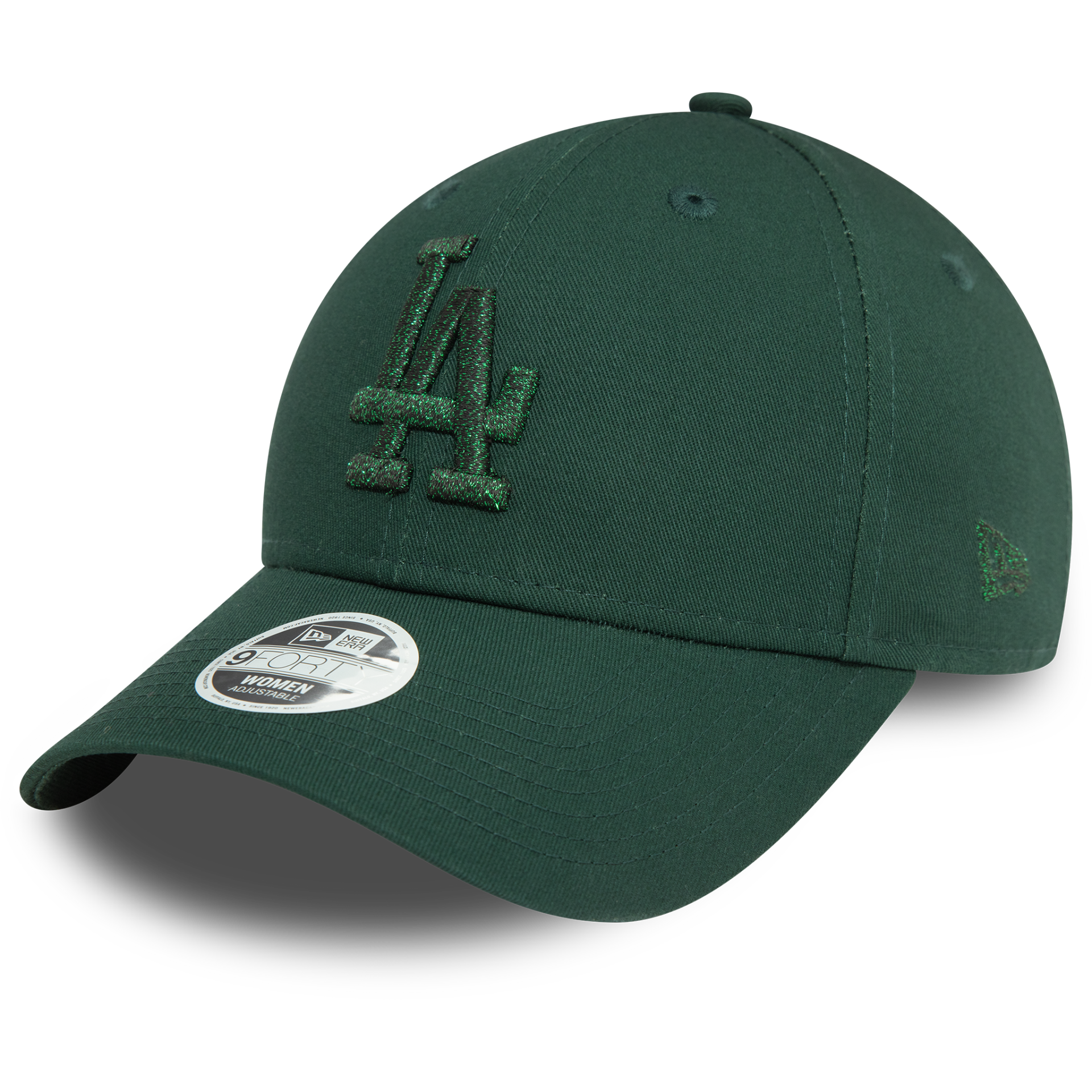 LA Dodgers Kadın Işıltılı Logo Yeşil 9FORTY Şapka 60580748