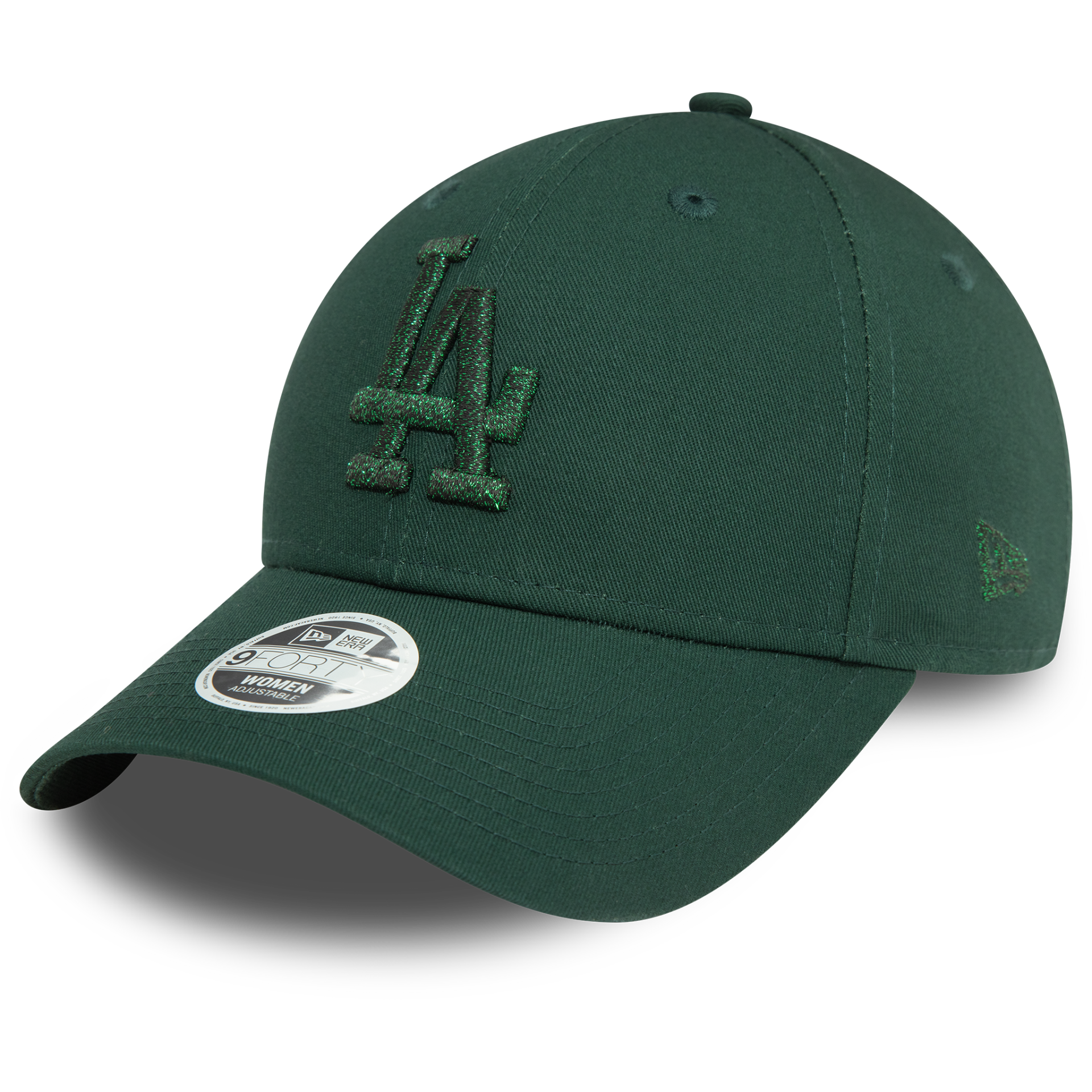 LA Dodgers Kadın Işıltılı Logo Yeşil 9FORTY Şapka 60580748