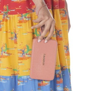 Mini Bag Plus Glitter Şeftali Plaj Çantası