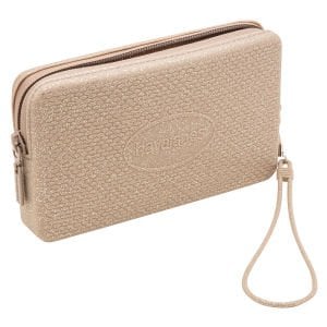 Mini Bag Plus Glitter Altın Plaj Çantası