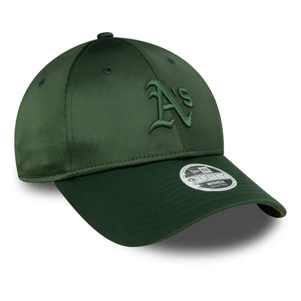 NEW ERA Oakland Athletics Kadın Saten Koyu Yeşil 60595370 Şapka