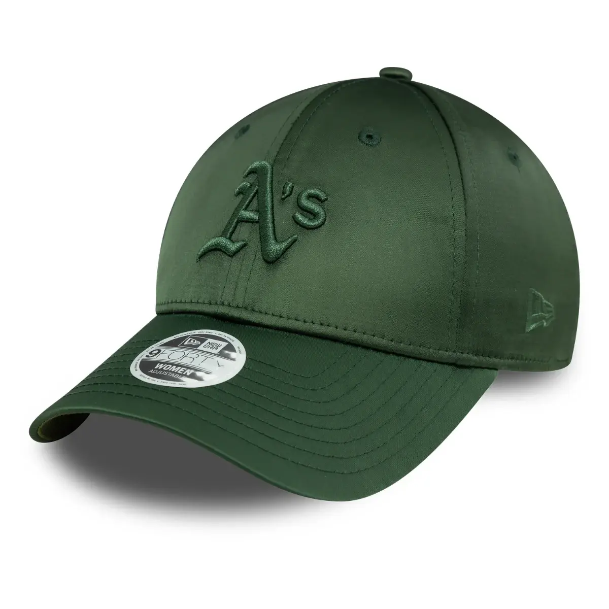 NEW ERA Oakland Athletics Kadın Saten Koyu Yeşil 60595370 Şapka