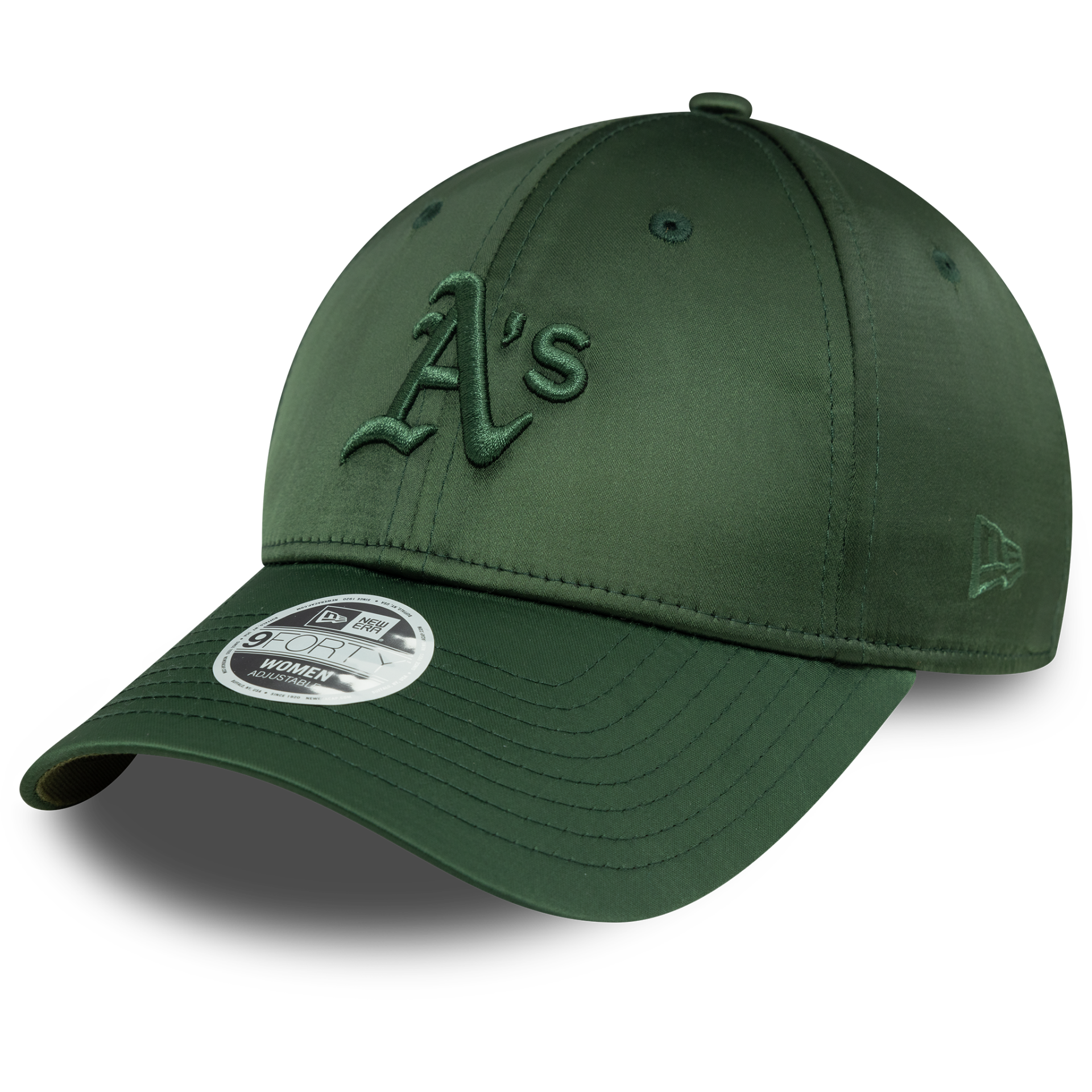 Oakland Athletics Kadın Saten Koyu Yeşil 60595370 Şapka