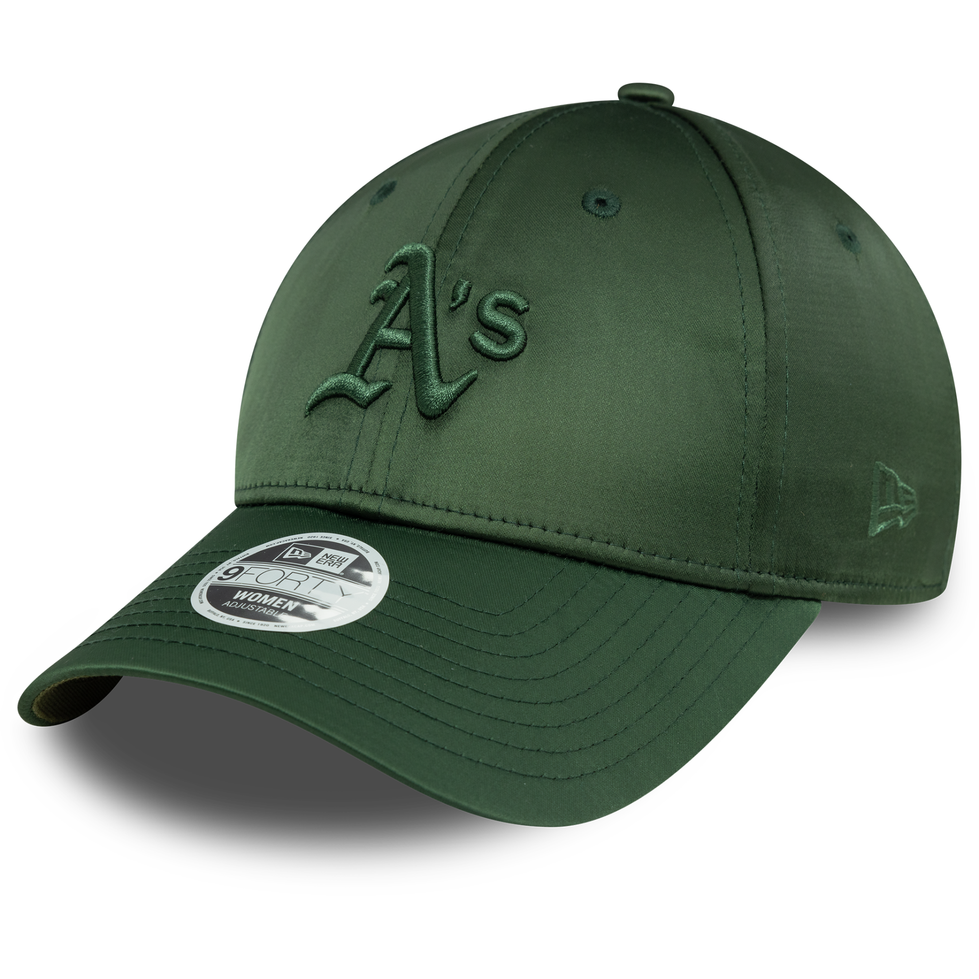 Oakland Athletics Kadın Saten Koyu Yeşil 60595370 Şapka