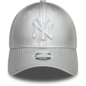 New York Yankees Kadın Met Denim Gümüş 60595374 Şapka