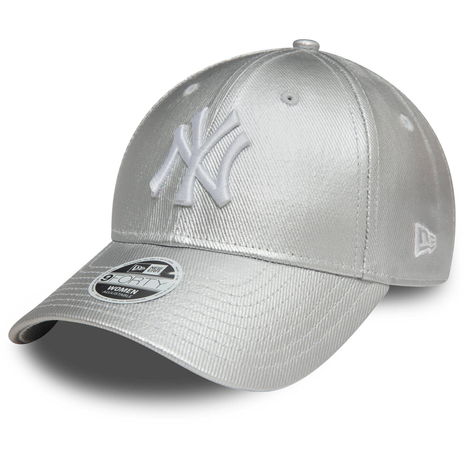 New York Yankees Kadın Met Denim Gümüş 60595374 Şapka