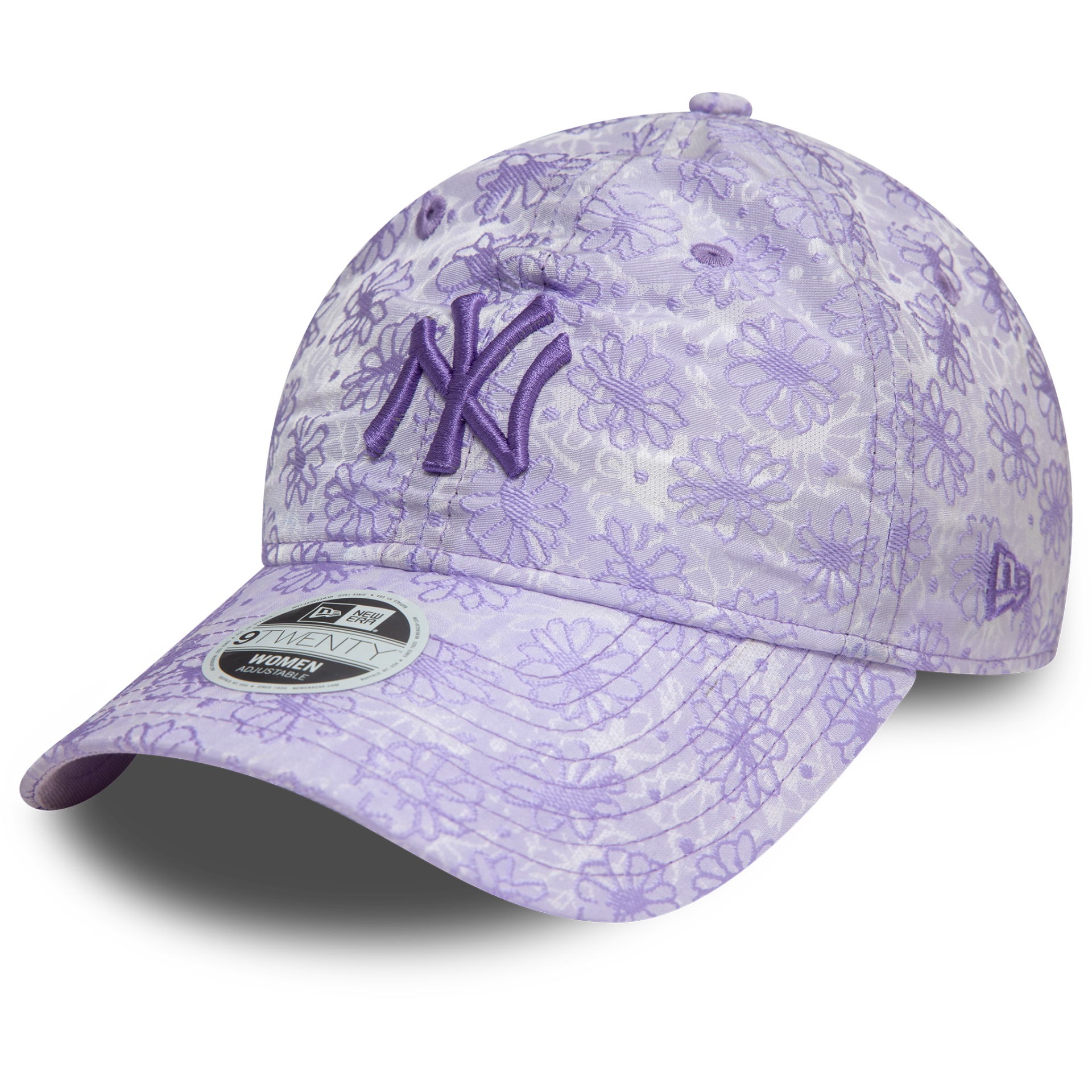 New York Yankees Kadın Çiçekli Açık Mor 9TWENTY 60595378 Şapka
