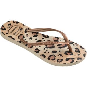 Havaianas Slim Leopar Bej Kadın Terlik
