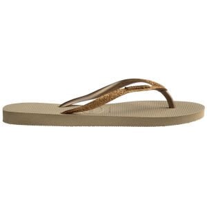 Slim Glitter Sand Grey Kadın Terlik