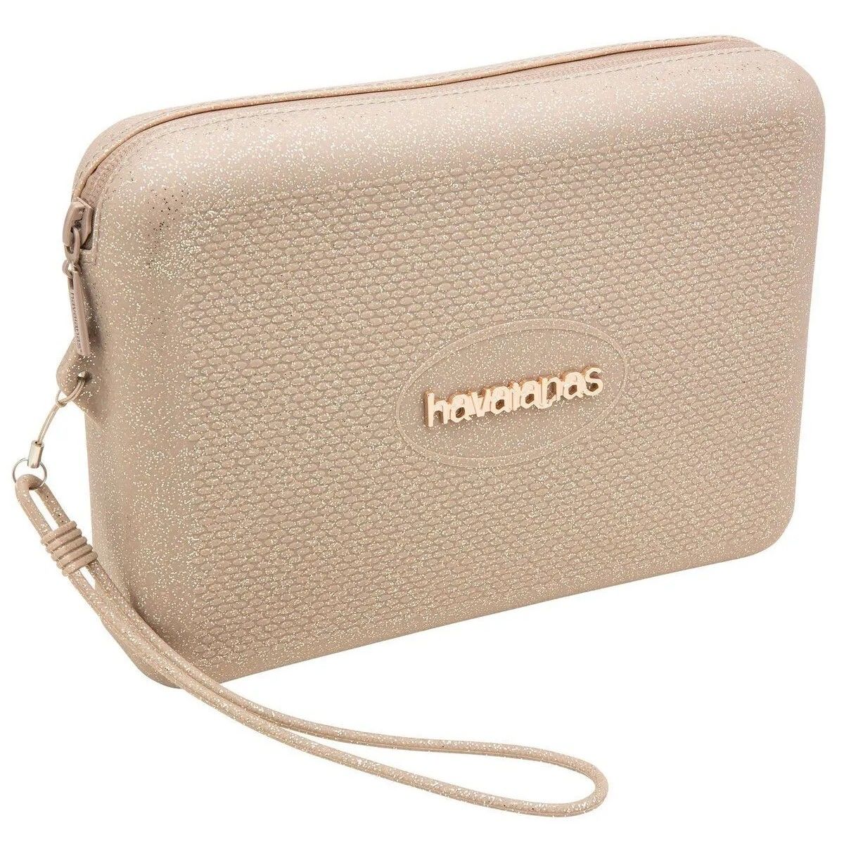 Havaianas Beach Necessaire Glitter Golden Plaj Çantası