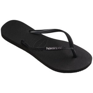 Slim Glitter Black Kadın Terlik