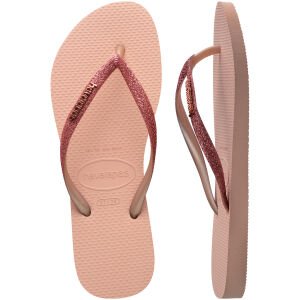 Slim Glitter Pink Kadın Terlik