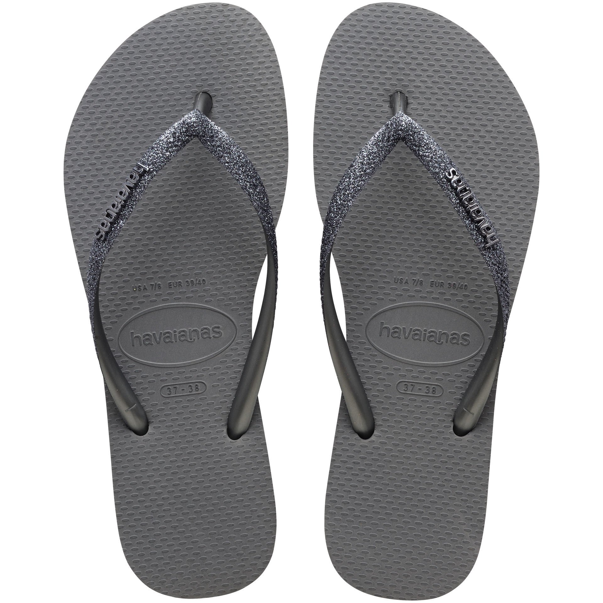 Slim Glitter Grey Kadın Terlik