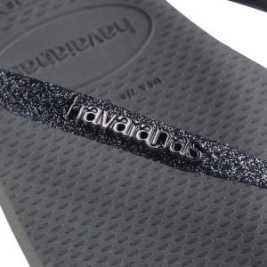 Slim Glitter Grey Kadın Terlik