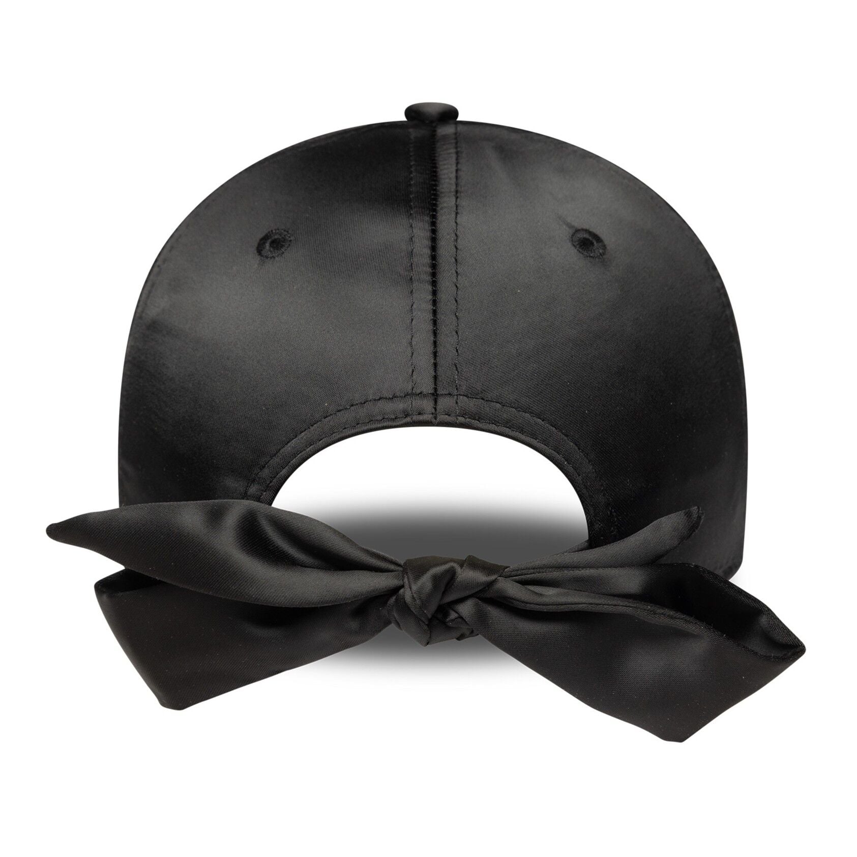 NY Yankees Fiyonklu Siyah Saten Kadın Şapka 60758948