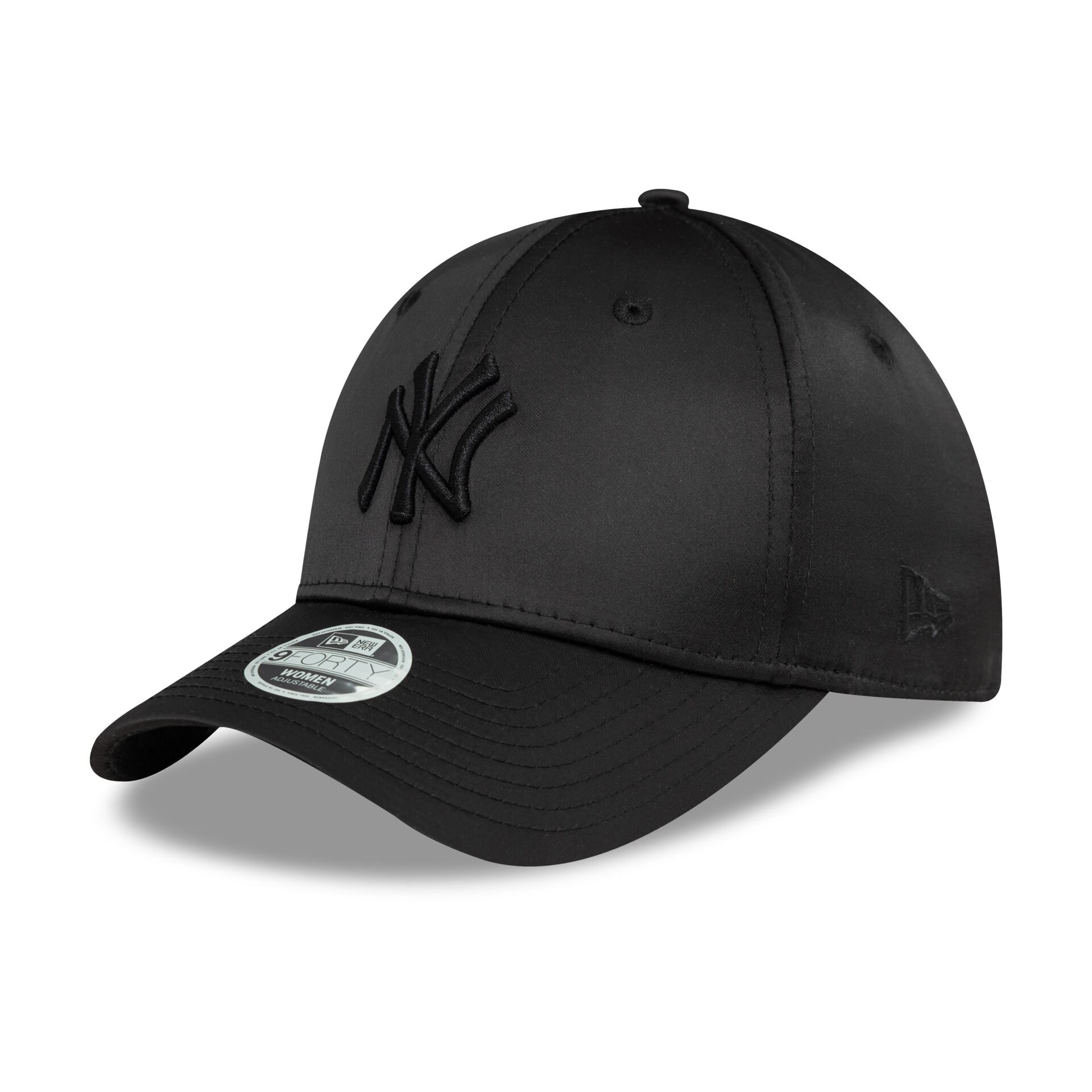 New York Yankees Kadın Saten Siyah Şapka 60595368