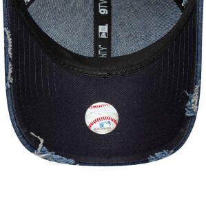 New York Yankees Denim Distressed Navy 9TWENTY 60771839