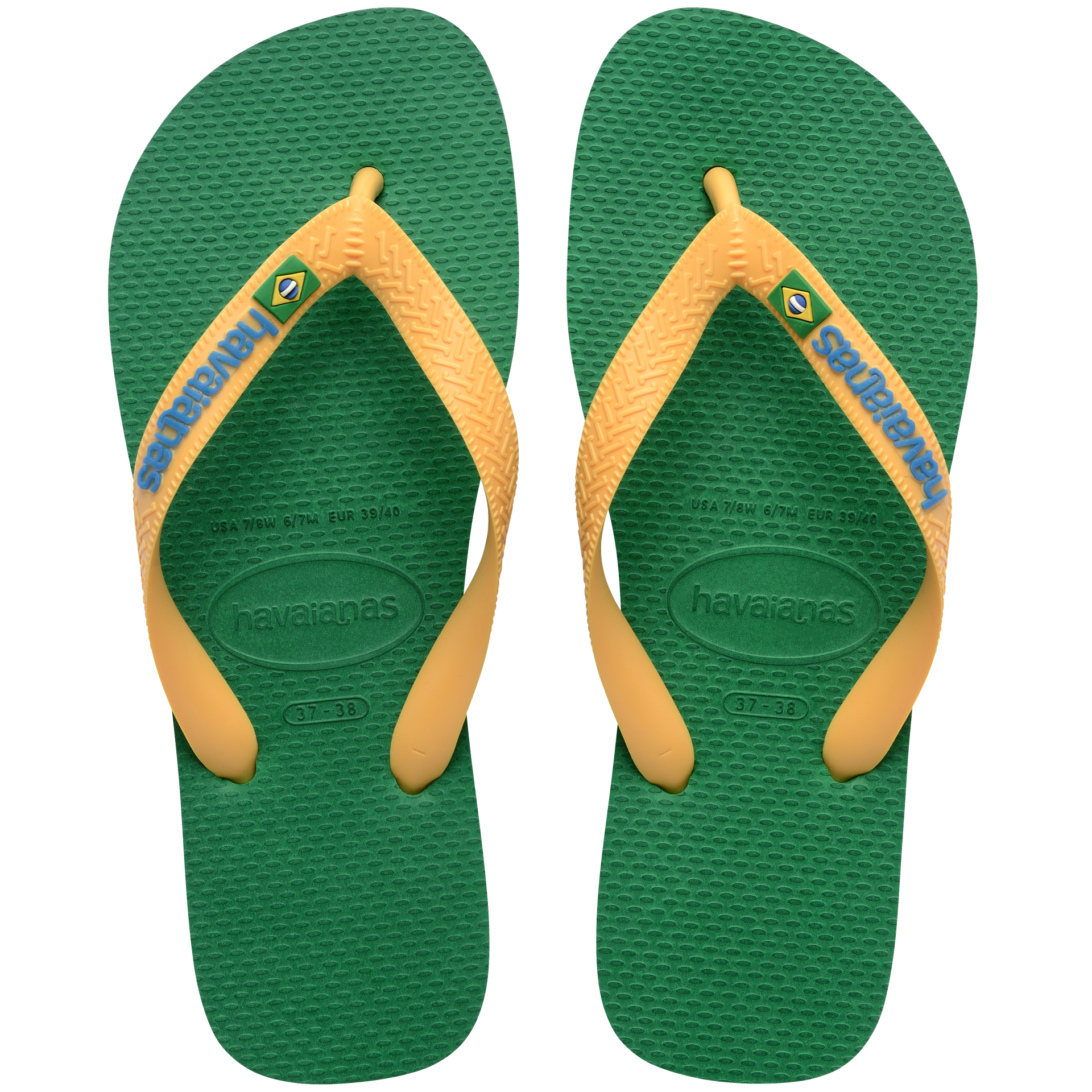 Havaianas Brasil Logo Green Unisex Terlik