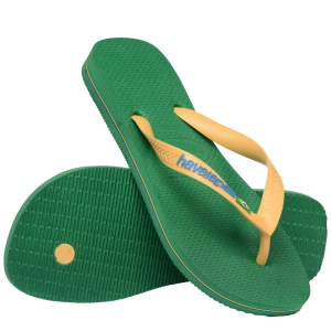 Havaianas Brasil Logo Green Unisex Terlik