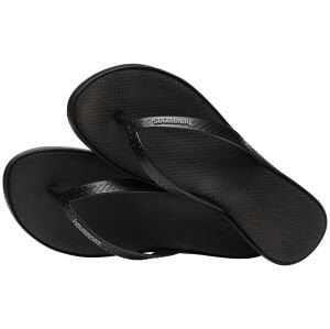 Slim High Platform Siyah Kadın Terlik