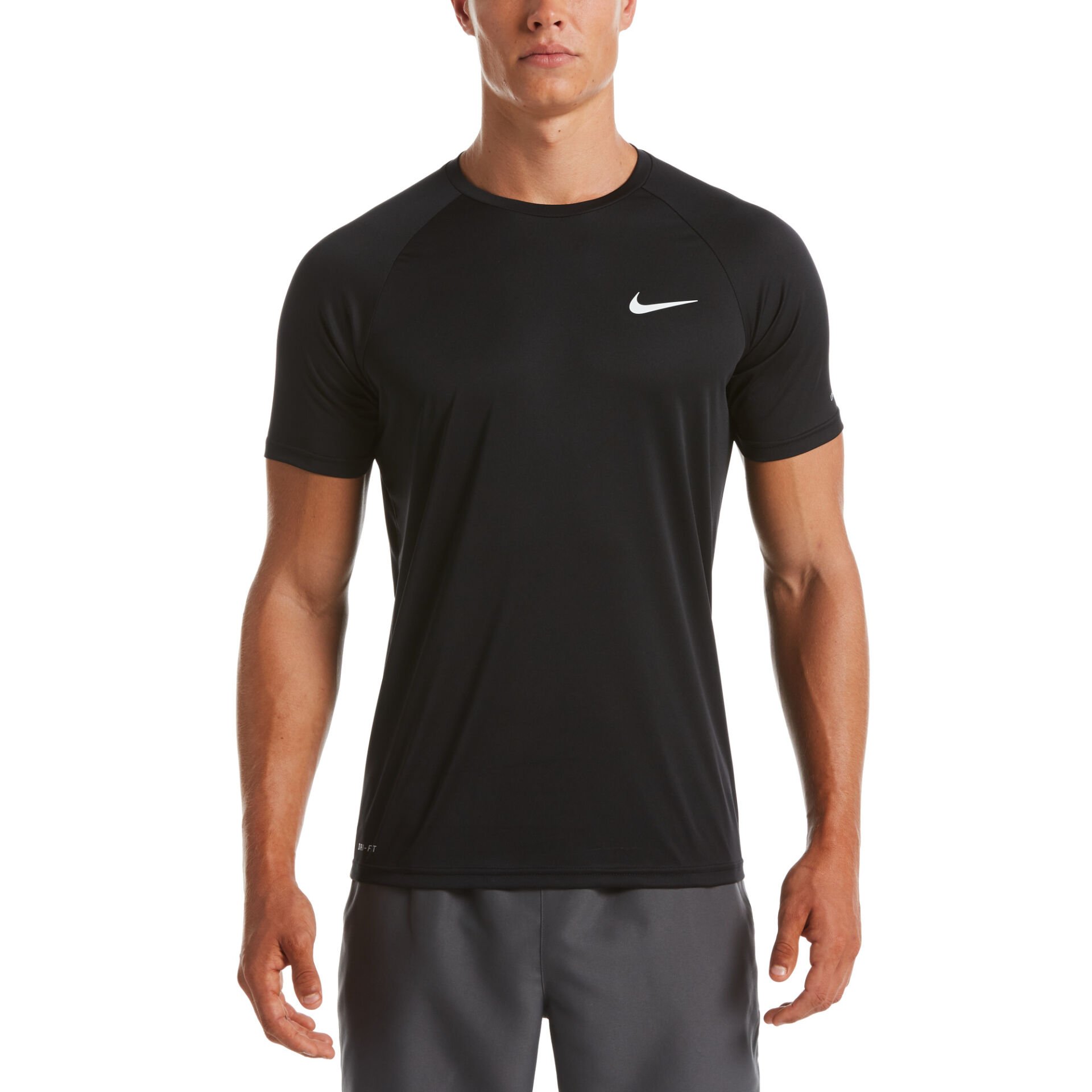 NIKE Hydroguard Solid Essential Siyah Tişört
