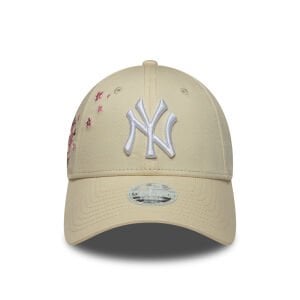 NY Yankees Floral Icon Krem Kadın Şapka 60856330