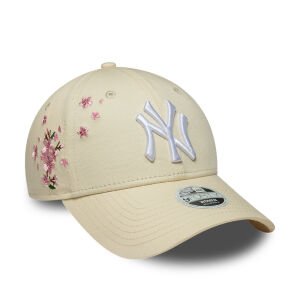 NY Yankees Floral Icon Krem Kadın Şapka 60856330